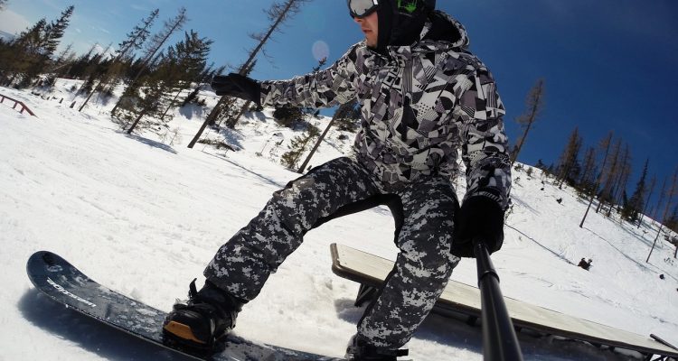 ski selfie